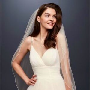 David’s Bridal White Wedding Veil